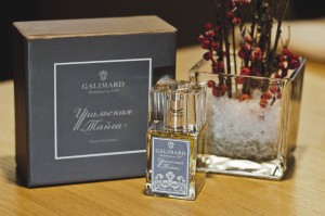 Туалетная вода «Уральская тайга», созданные Борисом Ельциным под руководством парфюмеров фабрики Galimard в Грассе, Франция