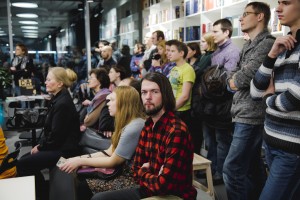 Евгений Рейн в магазине «Пиотровский»