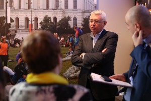 Экскурсия в Музее Б.Н. Ельцина с одним из создателей НТВ Игорем Малашенко. 85-летие Б.Н. Ельцина