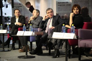 Леонид Ханин, Павел Лунгин, Александр Дроздов, Катя Шрага. Открытая дискуссия с участием создателей Музея Б.Н. Ельцина