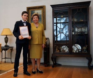 Теннисные стипендиаты Ельцин Центра в гостях у Наины Ельциной