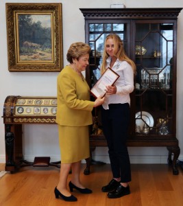 Теннисные стипендиаты Ельцин Центра в гостях у Наины Ельциной