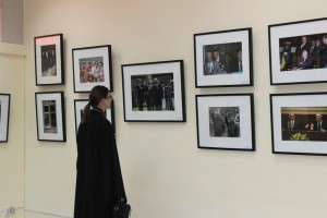 На выставке «Борис Ельцин и его время» в Мегионе