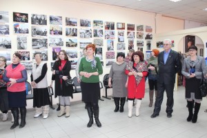 На выставке «Борис Ельцин и его время» в Мегионе