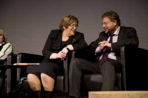 Татьяна Мерзлякова и Вадим Дубичев. Вторая сессия Народного университета российского конституционализма