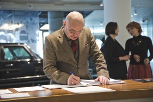 Константин Райкин в Музее Бориса Ельцина