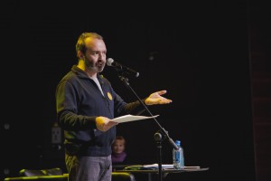 Виктор Шендерович на презентации диска "Куклы" в Ельцин Центре