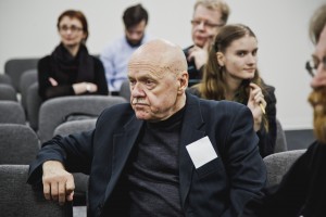 ​Декан факультета журналистики УрФУ Борис Лозовский на лекции Константина Мильчина в Ельцин Центре