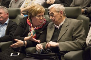 Татьяна Мерзлякова на лекции Михаила Федотова в Ельцин Центре