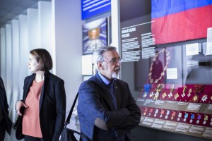 Дина Сорокина и Георгий Вилинбахов в Музее Ельцина