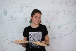 На кулинарном мастер-классе с Наиной Ельциной