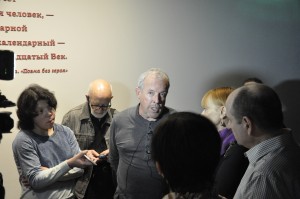 Андрей Макаревич на экскурсии в Музее Бориса Ельцина