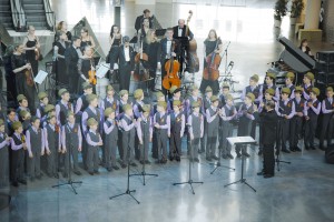 Выступление хора мальчиков «Созвездие» и камерного оркестра