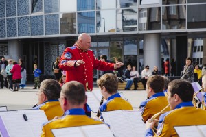 Концерт духового оркестра УрВО у Ельцин Центра