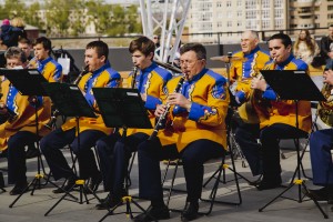 Концерт духового оркестра УрВО у Ельцин Центра