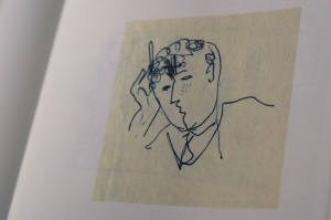 Рисунок Иосифа Бродского из книги Валентины Полухиной «Из незабывших меня. Иосифу Бродскому. In memoriam»