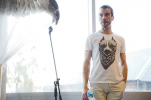 Жульен Сало на открытии выставки «Звездные Арахнеи»