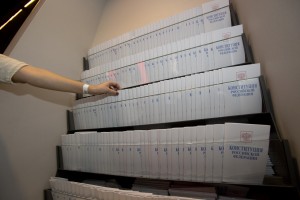 Экземпляры Конституции в экспозиции Музея Бориса Ельцина