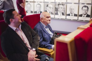 Евгений Ясин в Музее Бориса Ельцина