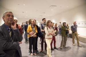 Открытие выставки карикатур в Ельцин Центре. Никита Соколов