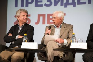 Дмитрий Якушкин, Виктор Илюшин. Дискуссия на тему «Становление института президентства в России: как это было»