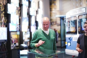 Алексей Кортнев в Музее Ельцина