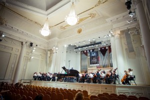 Репетиция конкурсантов с Уральским филармоническим  оркестром