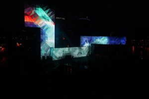 Церемония открытия медиафасада Ельцин Центра