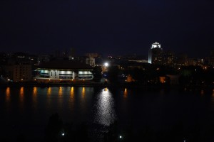 Церемония открытия медиафасада Ельцин Центра