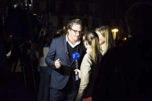 Штефан Хофманн на открытии медиафасада Ельцин Центра