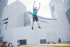 «Благомаркет» в Ельцин Центре. Батутный парк Razgon