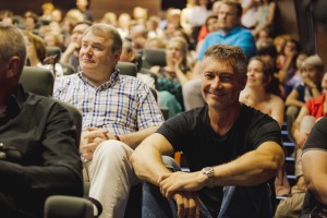 Евгений Ройзман на встрече Дмитрием Быковым в Ельцин Центре 