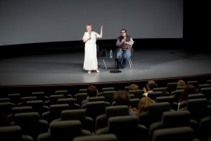 Актриса Галина Бокашевская, киновед Вячеслав Шмыров