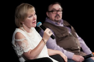 Актриса Галина Бокашевская, киновед Вячеслав Шмыров