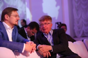 Торжественная церемония награждения лауреатов премии «Читай Россию». Александр Журавский и Жорж Нива