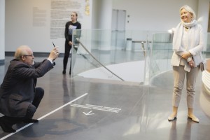 Владимир Хотиненко с супругой Татьяной Яковлевой в Музее Ельцина