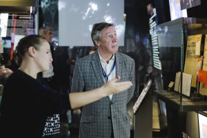 Михаил Ефремов в Музее Б.Н. Ельцина