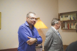 Игорь Мишин и Михаил Ефремов в Музее Б.Н. Ельцина