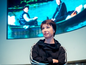 Чулпан Хаматова в Музее Б.Н. Ельцина