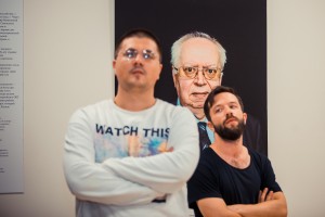 Открытие выставки «Портрет Уралмаша». Сергей Простаков и Олег Лутохин