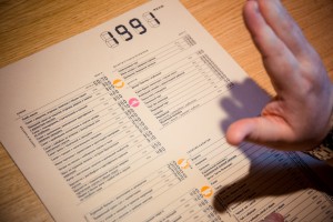 Меню кафе 1991