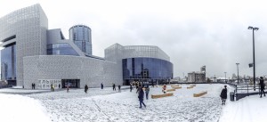 Панорама Ельцин Центра зимой