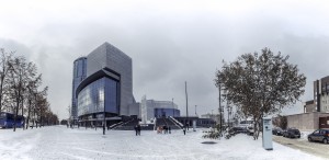 Панорама Ельцин Центра зимой