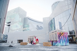 Уличная новогодняя ярмарка