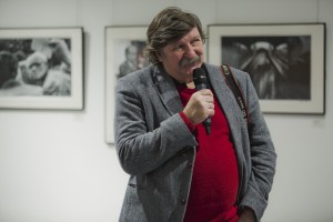 Александр Тягны-Рядно на открытии персональной фотовыставки в Арт-галерее Ельцин Центра