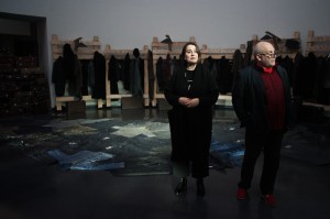 Дина Сорокина, Владимир Гурфинкель. Премьера спектакля #конституциярф. Фото: Анна Майорова