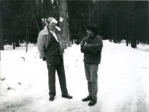 Борис Ельцин и Александр Сокуров. 19 декабря 1990 года