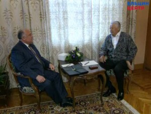 Рабочая встреча президента РФ Б.Н. Ельцина с председателем Правительства РФ В.С. Черномырдиным