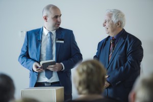 Дмитрий Пушмин, Анатолий Кириллов. Открытие читального зала Архива-библиотеки