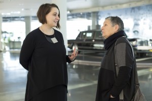 Людмила Улицкая в музее Б.Н. Ельцина